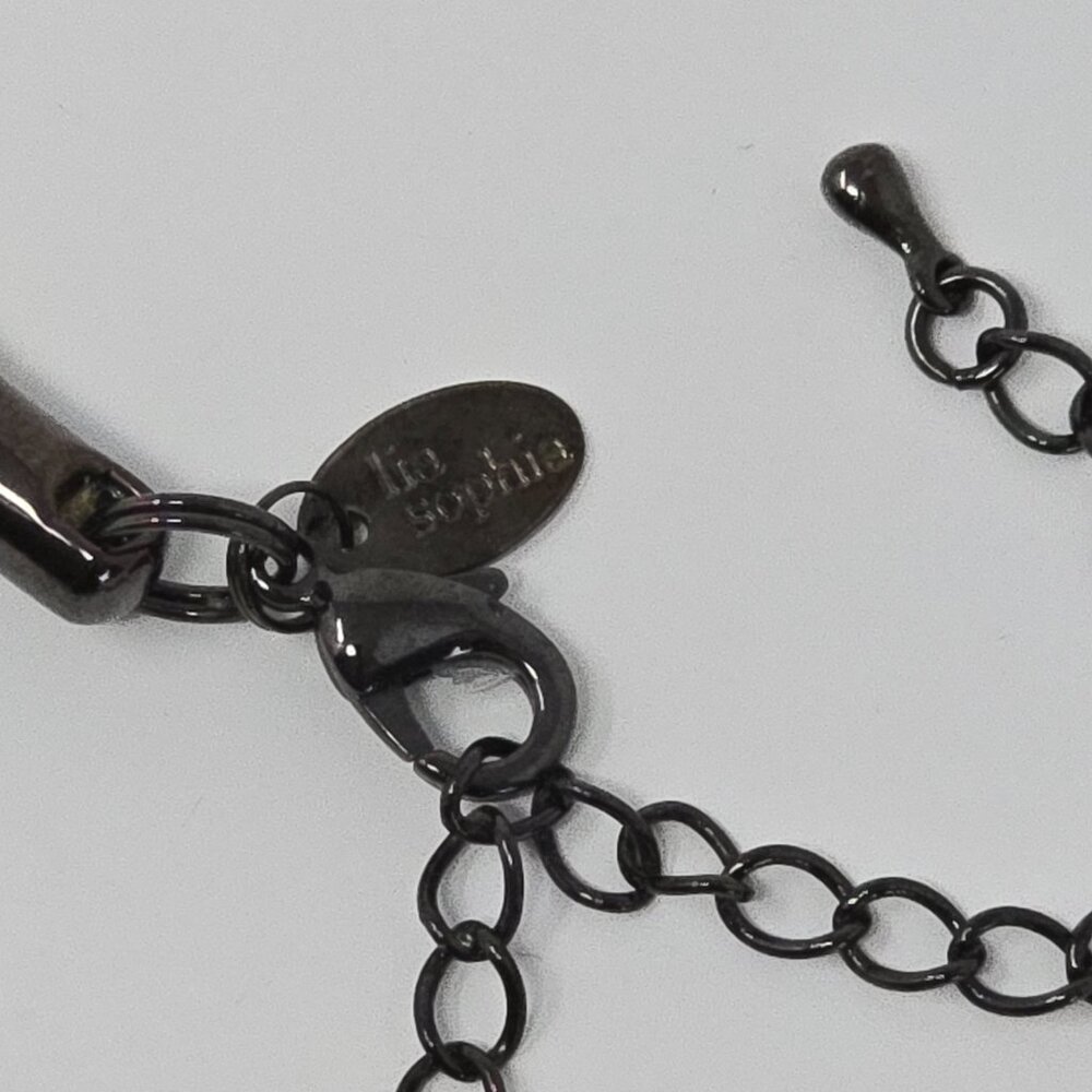Lia Sophia Gray and Brown Necklace - Picture 8 of 11